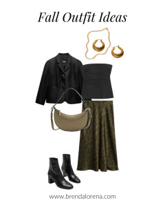 long jean skirt outfit ideas